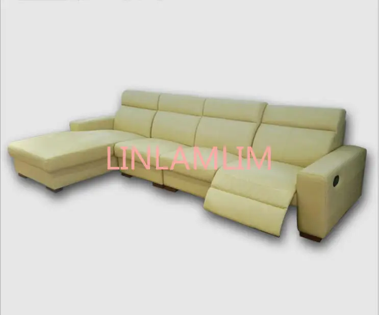 

Living Room Sofa set L corner sofa recliner electrical couch genuine leather sectional sofas muebles de sala moveis para casa