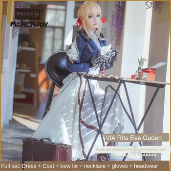 

New Anime Violet Evergarden Cosplay Costume Violet Evergarden Fancy Dress Outfit Halloween Adult Costumes for Women