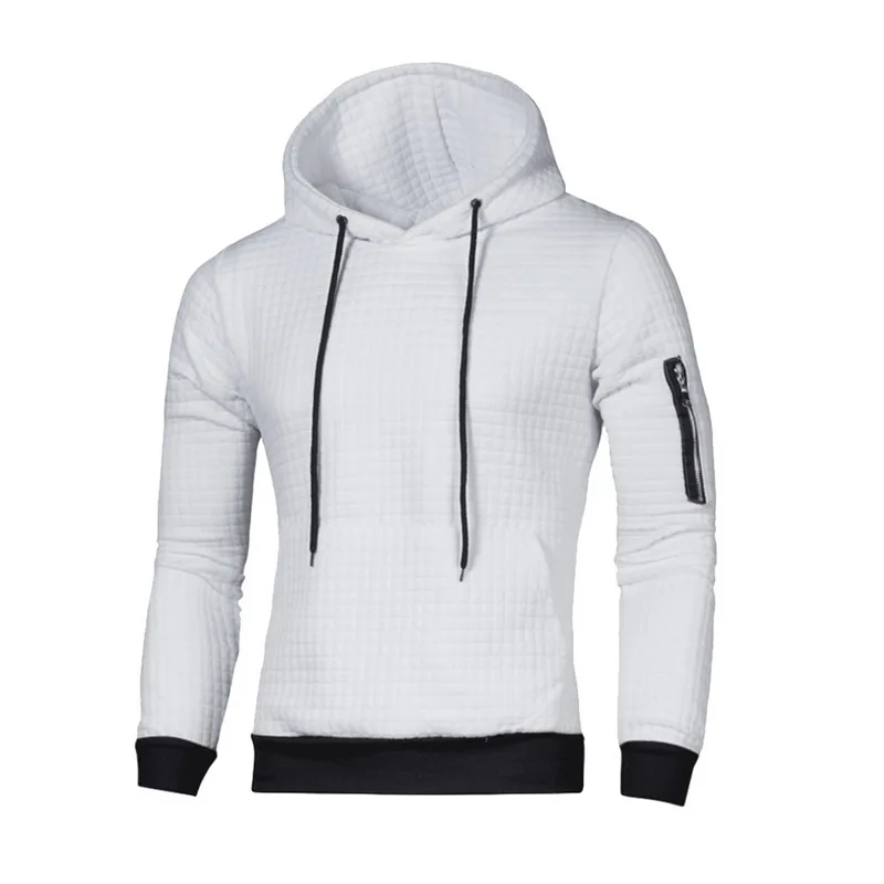 

2019 Fashion Solid Sweatshirts Men Casual Pockets Hoodies Sweatshirt Autumn Long Sleeve Pullover Sweatshirt Plus Size