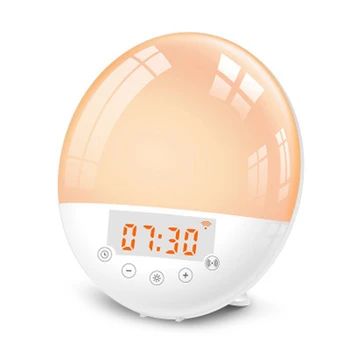 

Alarm Clock LED Digital Clock Snooze Desk Clock with Bluetooth Speaker LED Digital Display Dimmer for Bedroom EU Plug