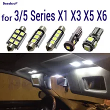 Canbus светодиодный фонарь освещения номерного знака+ укрыты внутренной сводной светильник лампочка для BMW E36 E46 E90 E91 E92 E93 E39 E60 E61 F10 E84 E83 F25 E53 E70 E71