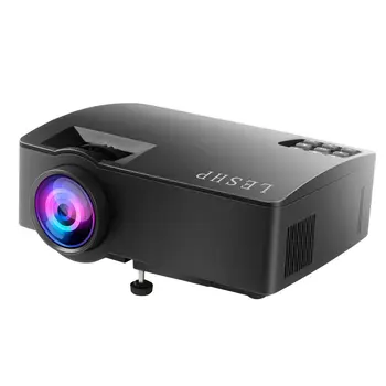 

LESHP Mini Portable LED Projector 408P HD Home Cinema Theater Beamer Projector Multimedia WIFI Projector for Home Use