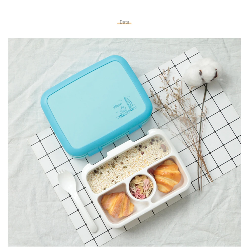 Переносная коробка для обедов с пятью/четырьмя сетками Съемная Студенческая откидная многосеточная герметичная коробка для обедов с фруктами и овощами 20