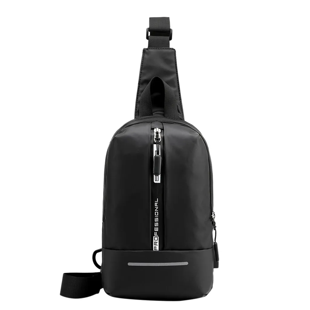 Aelicy, брендовая нагрудная сумка, USB мессенджер, сумки через плечо для мужчин, сумка на ремне, водонепроницаемая, короткая, для путешествий, для мобильного телефона, вертикальная сумка