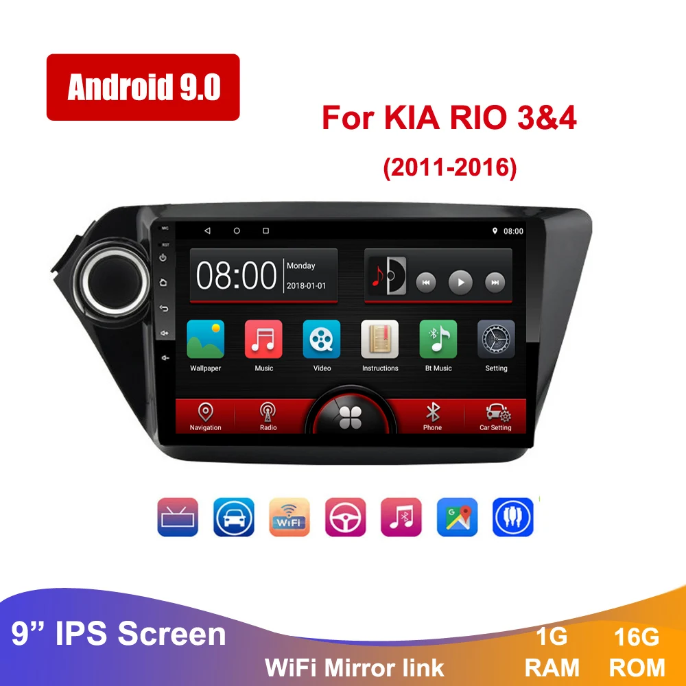 Bluetooth kia rio 3