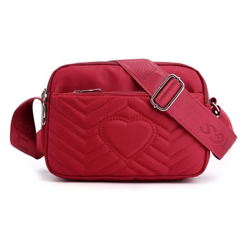 

2020 new brand waterproof Oxford cloth handbag ladies fashion high quality Messenger bag ladies large capacity line shoulder bag