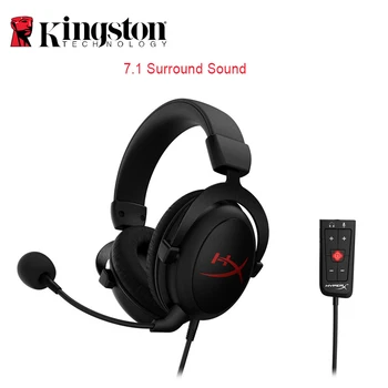 

Kingston HyperX Wired Headset Cloud Core+ 7.1 Plus Hifi Surround Sound Gaming Headphones Noise Cancelling Microphone Controller