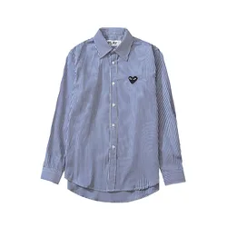 2021 novo amor casual jogar kawakubo luz respirável listra temperamento camisa maré
