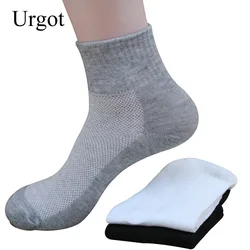 6 Pairs/lot Men's Socks Summer Pure Color Mesh Male Short Sock Durable Breathable Casual Business Men Socks Sox Calcetines Meias