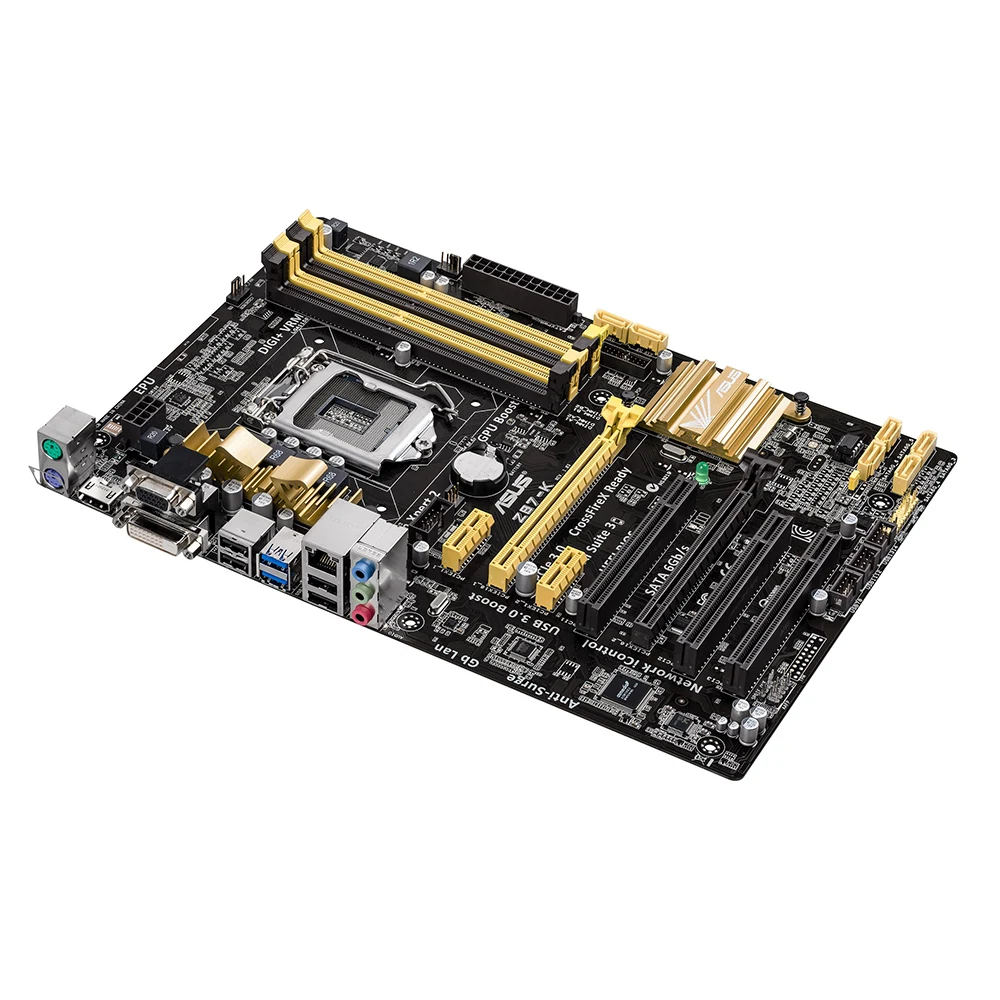 Used ASUS Z87-K Motherboard 1150 Z87 DDR3 USB3.0 32GB SATA III Z87 Desktop Mainboard Good Condition