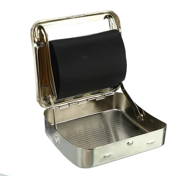 

6mm/8mm Metal Small Thin Cigarette Maker Stainless Steel Slim Cigarette Rolling Box Portable Manual Tobacco Case Machine Roller