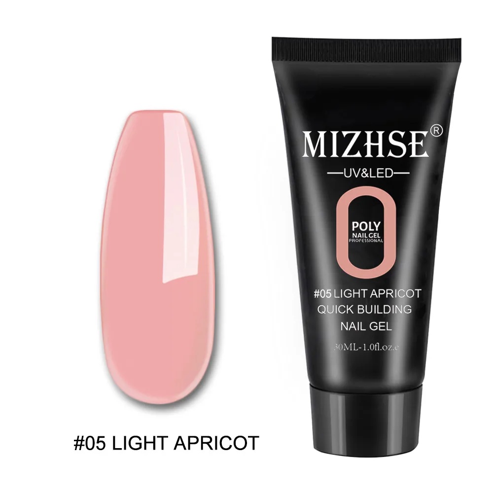 MS-P05 MIHZSE 12 цветов поли гель быстро сохнет дизайн ногтей УФ желе акриловый гель для ногтей советы для наращивания Быстрый гель продлевающий половой акт лак - Цвет: MS-P05