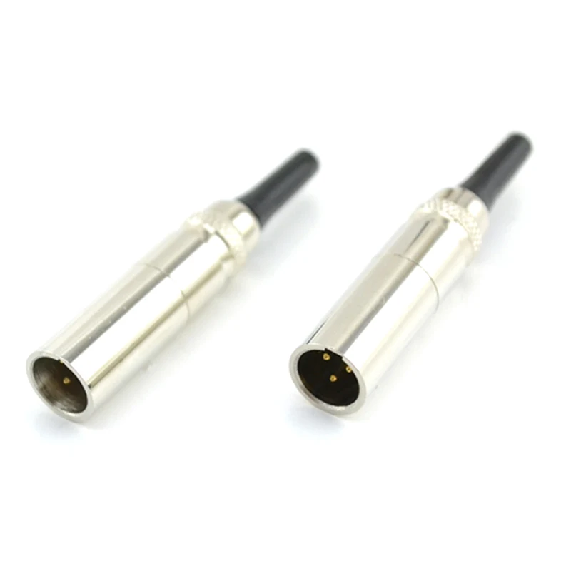 2шт Мини штекер позолоченный XLR разъем терминал, K271, K240, K272, K242, K702 разъем для наушников