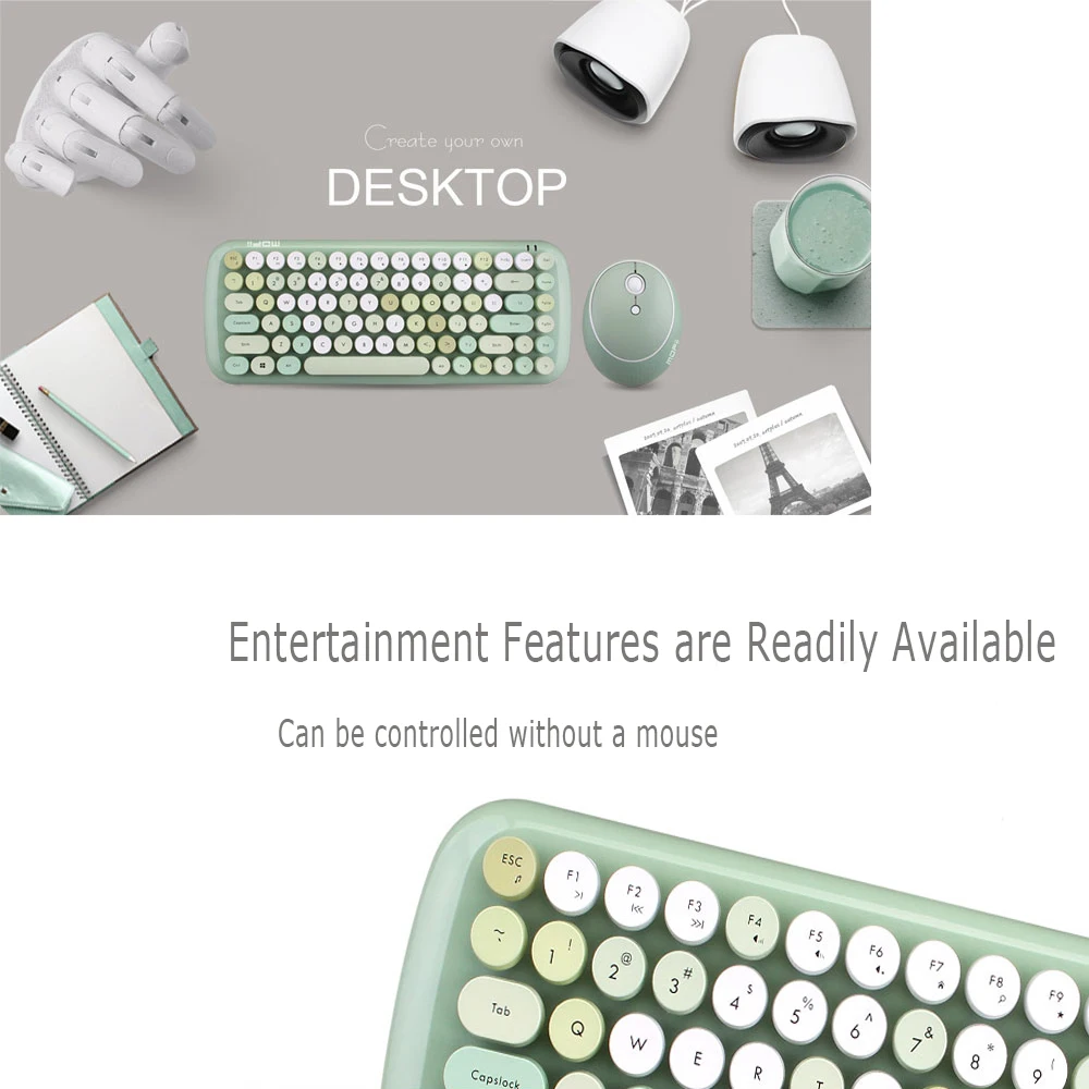 2.4G Wireless Keyboard Mouse Numeric Keypad Multimedia Keyboard Mouse Combo Set For Notebook Laptop Desktop PC