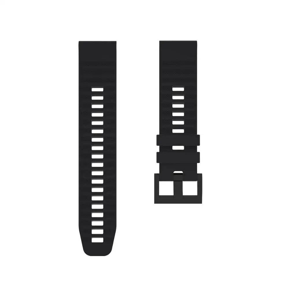 26 мм силиконовый ремешок для Garmin Fenix 6x Pro/5x Plus/3 HR/D2 ремешок для часов быстросъемный браслет для спуска Mk1