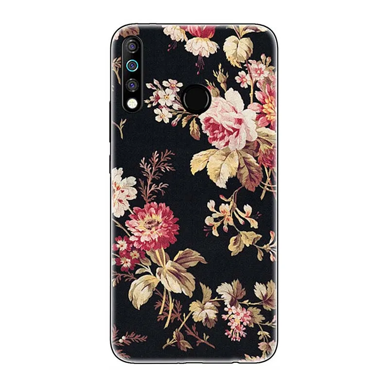 A286 TPU+ PC чехол для телефона Tecno Spark 4/Camon 12 Pro Camon12 Air Чехол с милым рисунком розы волка - Цвет: A286