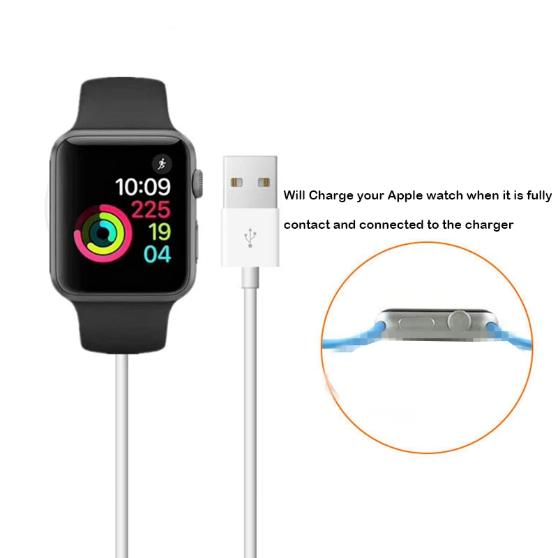 Магнитная Беспроводная зарядная док-станция для Apple watch series 5 для Apple Watch series 1 2 3 4. 38, 42, 44 мм кабель для зарядки часы OS6