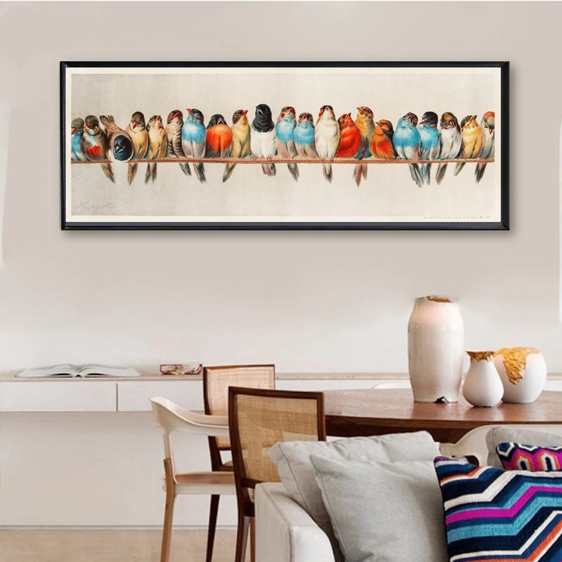 Birds Canvas Painting large Wall Art Home Decor