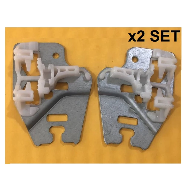 x2 SET FOR BMW E46 WINDOW CLIPS REGULATOR REPAIR KIT FRONT LEFT / RIGHT  (FITS BOTH SIDES) 1998-2013