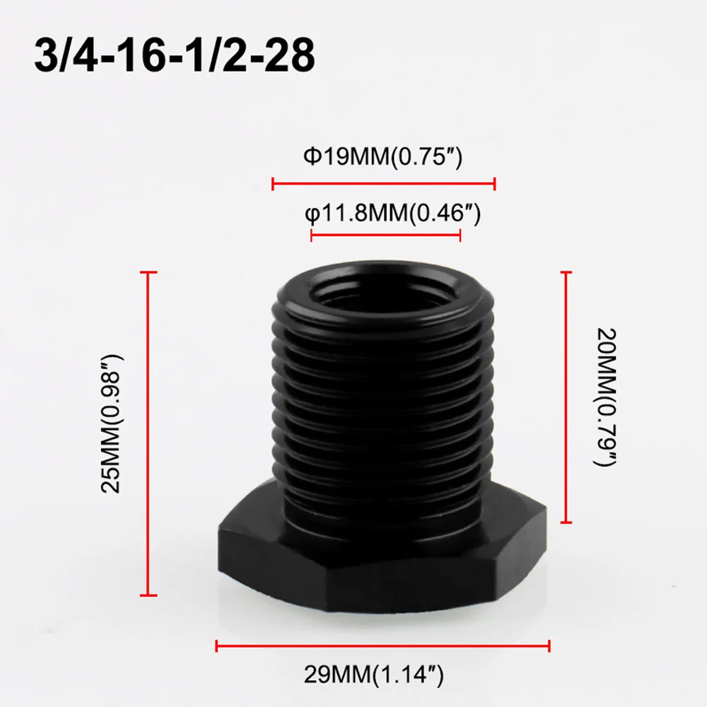 Автомобильный масляный фильтр, Резьбовой Адаптер 1/2-28 до 3/4-16 13/16-16 3/4 с наружной резьбой, латунный Соединительный адаптер - Цвет: 2