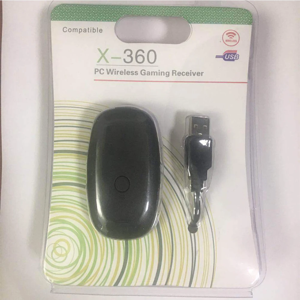 Инструмент 2,4 ГГц практичный игровой ПК USB порт аксессуары беспроводной приемник-контроллер Черный легко наносить ABS