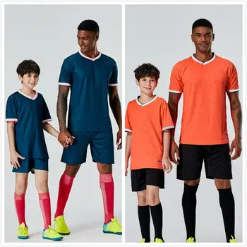 

Customize V-Neck Football Jersey Shorts Set Design Team Soccer Uniform Embroidered Print Adult Kid Youth Sweatshirt High Quality