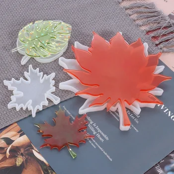 

Maple Leaf Plant Display Table Doily Resin Molds Epoxy Molds Silicone Molds Tools DIY Handcraft