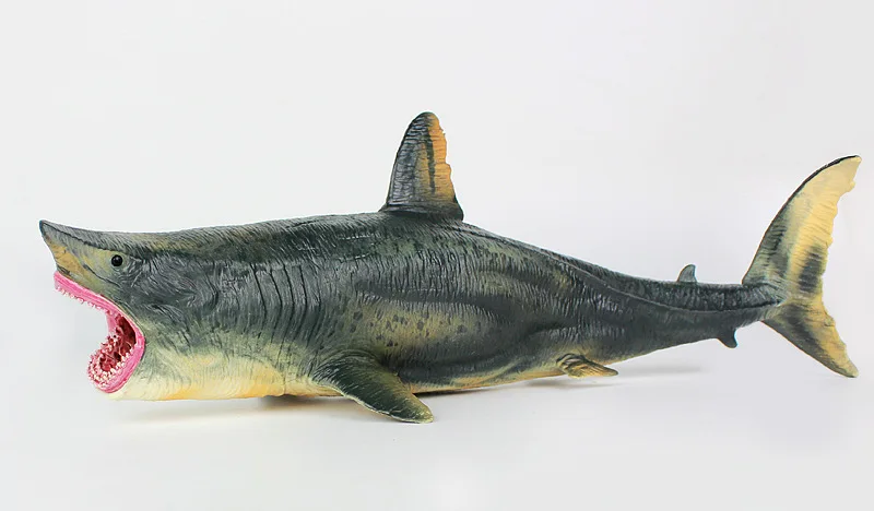 Модель большая из Megalodon большая белая акула океаны модель животного акулы пластиковые детские белые акулы игрушки украшения