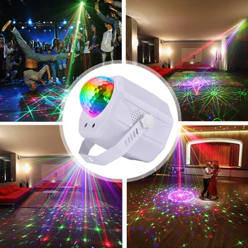 

LED EGB Stage Lights Holiday Christmas Projector DJ Disco Party Light Lighting Home Garden Yard Lighting Decoration Lamp