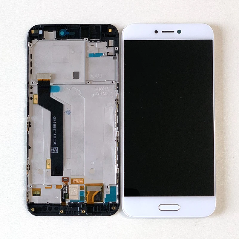 M& Sen для 5,1" Xiaomi mi 5c mi 5C ЖК-дисплей с рамкой+ сенсорная панель дигитайзер с домашним отпечатком пальца