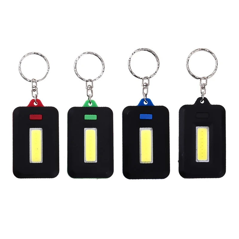 1PCS Mini LED Flashlight Keychain Portable Keyring Light Torch Key Chain 45 3 Modes Emergency Camping Lamp Backpack | Украшения и