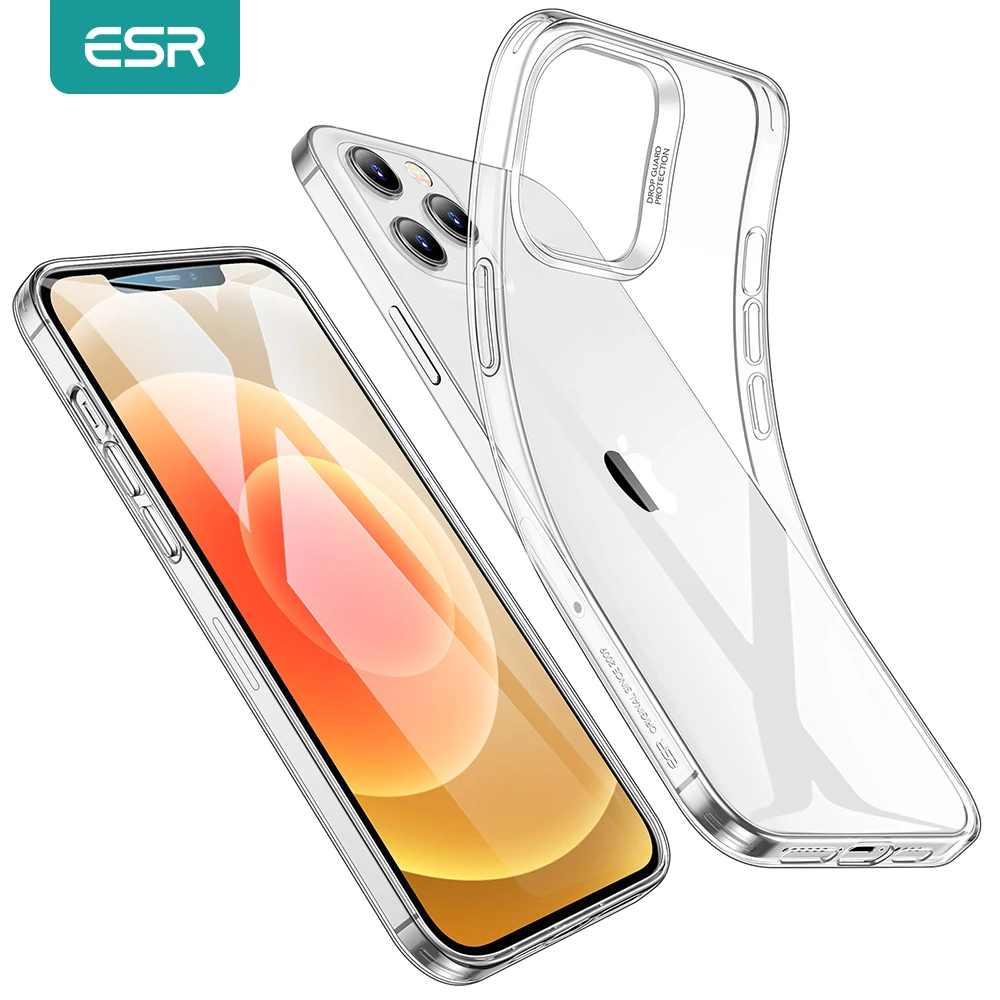 Esr Clear Case For Iphone 12 Mini Transparent Back Cover For Iphone 12 Pro Max Ultra Thin Silicone Soft Case For Iphone 12 Pro Phone Case Covers Aliexpress
