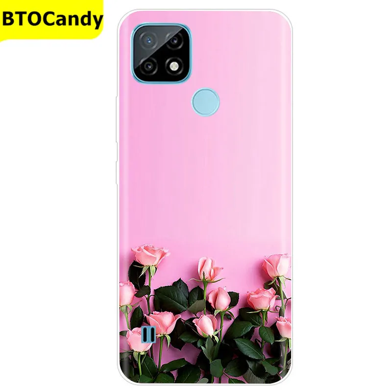 For Realme C21 Case Soft Tpu Silicone Case For OPPO RealmeC21 C 21 Phone Cover Fundas RMX3201 Bumper Case For Realme C21 Cover pouch phone Cases & Covers