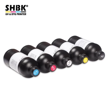 

2500ML UV Ink for DX4 DX5 DX7 DX9 DX11 TX800 XP600 Printhead for Epson A2 A3 A4 UV printer ink 1 set 5 bottles of soft hard ink