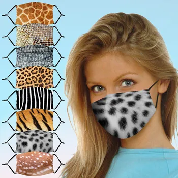 

Adult Animal Facemask Breathable Face Shield Cloth Face Shield Reusable Face Mask Washable Windproof Mouth Mask mondmaskers