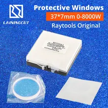 LSKCSH Raytools оригинальные волоконные лазерные защитные стекла 37x7 мм 0-8000 Вт 110255IAG0004 линзы для Raytools Bodor BM115 BM116 головка