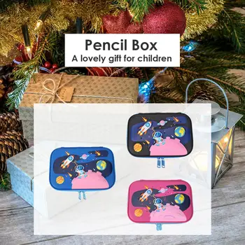 

Planet Pattern Large Capacity Pencil Bags 3D EVA Pencil Box Children Stationery Storage for Household Students Decoration