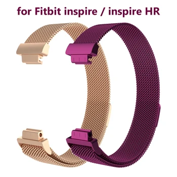 

Band for Fitbit Inspire HR Bands Metal Replacement for Fitbit Inspire Straps Stainless Steel Accessories Bracelet for Men Women