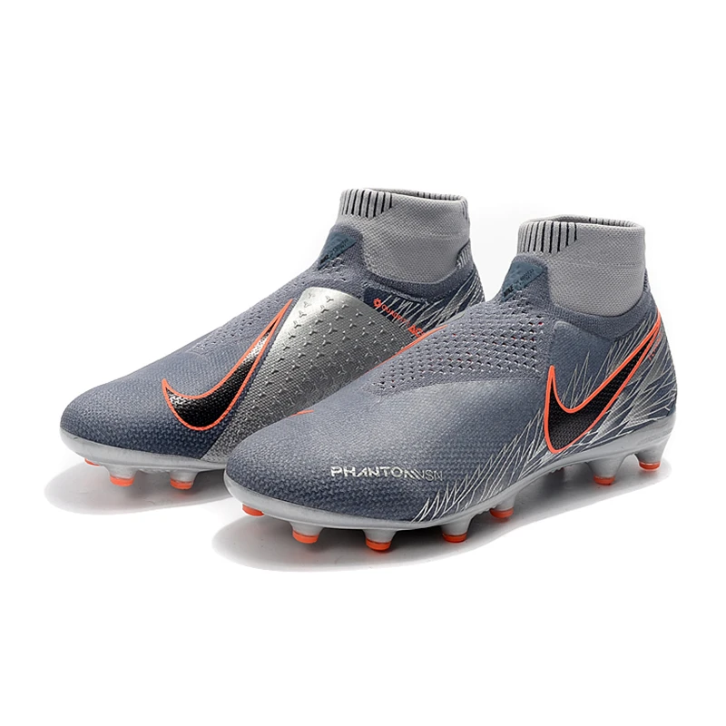 Nike Phantom VSN Elite DF AG; большие размеры 39-45 победы пакет при полной зарядке тени бесшовные кроссовки мужские Обувь для футбола футбольные бутсы с зажимом