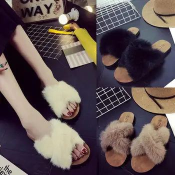 

CINESSD Flock 2020 Summer Slippers For Women Slides Shoes New Outdoor Slippers Women's Shoes Flat Soft Bottom Ladies Shoe Solid