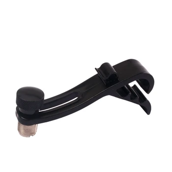 

1Pc Adjustable Drum Clamp Clip Drum Rim microphone Shockproof Mic Mount Holder