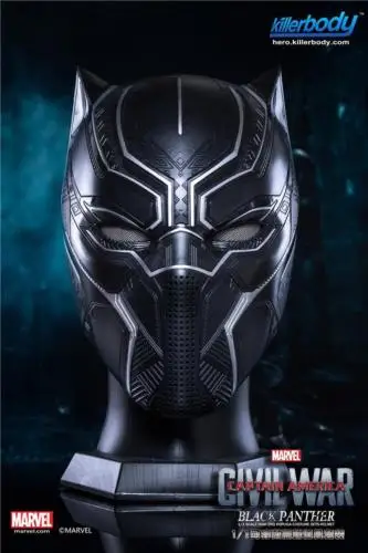 

Killerbody 1/1 Captain America Avengers Infinite War Black Panther Wearable Helmet Super Cool