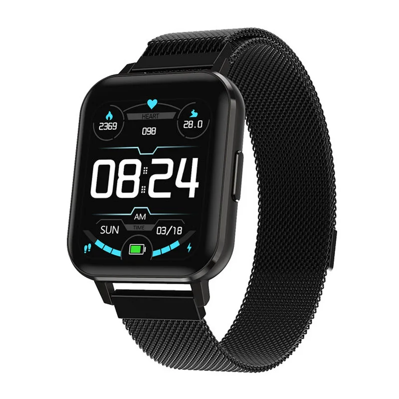 DTX Smartwatch Men IP68 ECG Smart Watch 1.78 inch big screen Multi-Sports Mode Blood Pressure Oxygen  Wristwatch VS T500 W98