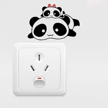 Наклейки на машину с изображением панды поколения резные съемные классные наклейки на стену гостиной спальни дивана стены настраиваемые MU4267