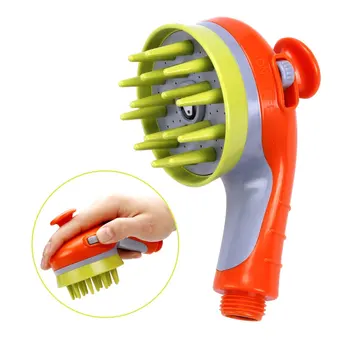 

Combing Shower Sprayer For Pet Bath Shower Brush For Dogs Cats Shower Comb Portable Dog Wash Shower Sprinkler
