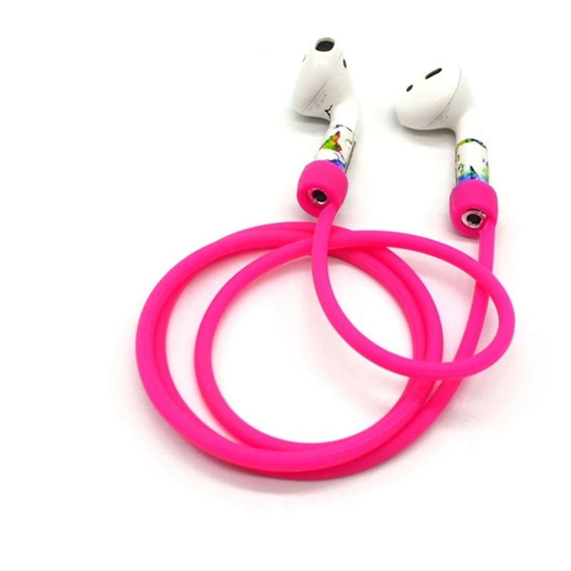 

Fviyi Earphone Strap Accessories For Apple AirPods Anti-Lost wireless tws earbuds Strap Silicone String Rope For Air pods