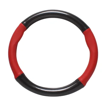 

Red Yellow Patchwork Car Steering Wheel Cover Case for BMW Mini Cooper Countryman Buick Audi Toyota Honda Ford Volvo Mazda