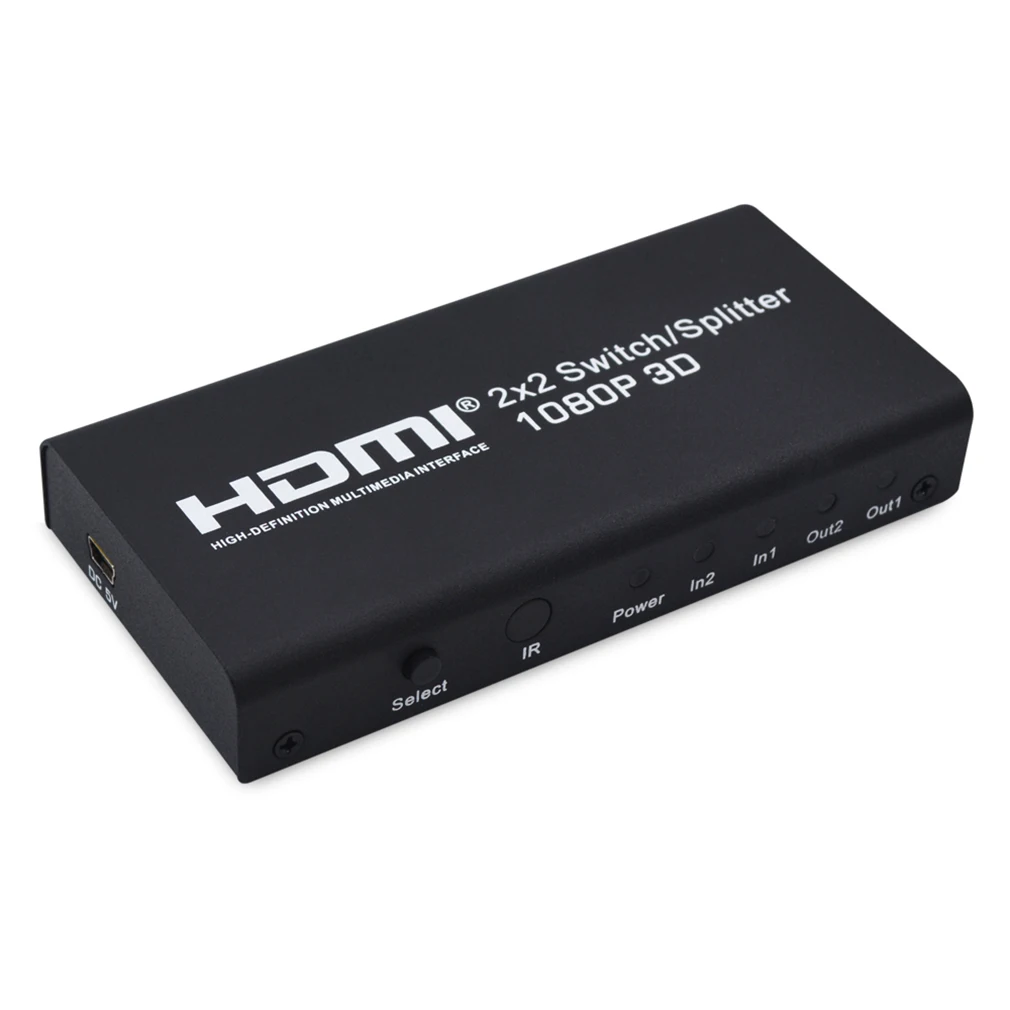 HDMI переключатель сплиттер установка поддержка 1080P 3D коммутатор с ИК-пультом дистанционного управления ЕС вилка