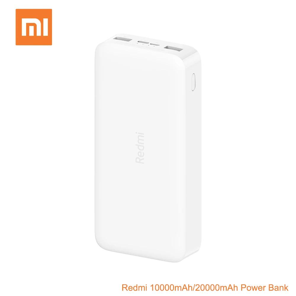 Xiao mi power Bank Red 10000 мАч/20000 мАч 18 Вт QC3.0 Быстрая зарядка для iOS мобильный телефон Android