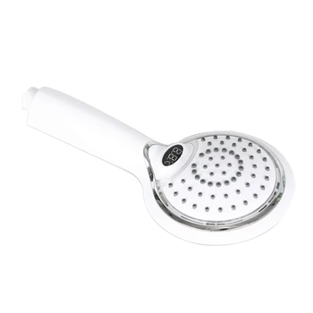 

2020 New Hand Held Digital Display Shower Head Three-color Temperature Sensor Showerhead Replaceable Bathroom Accessories